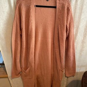 Pink cardigan